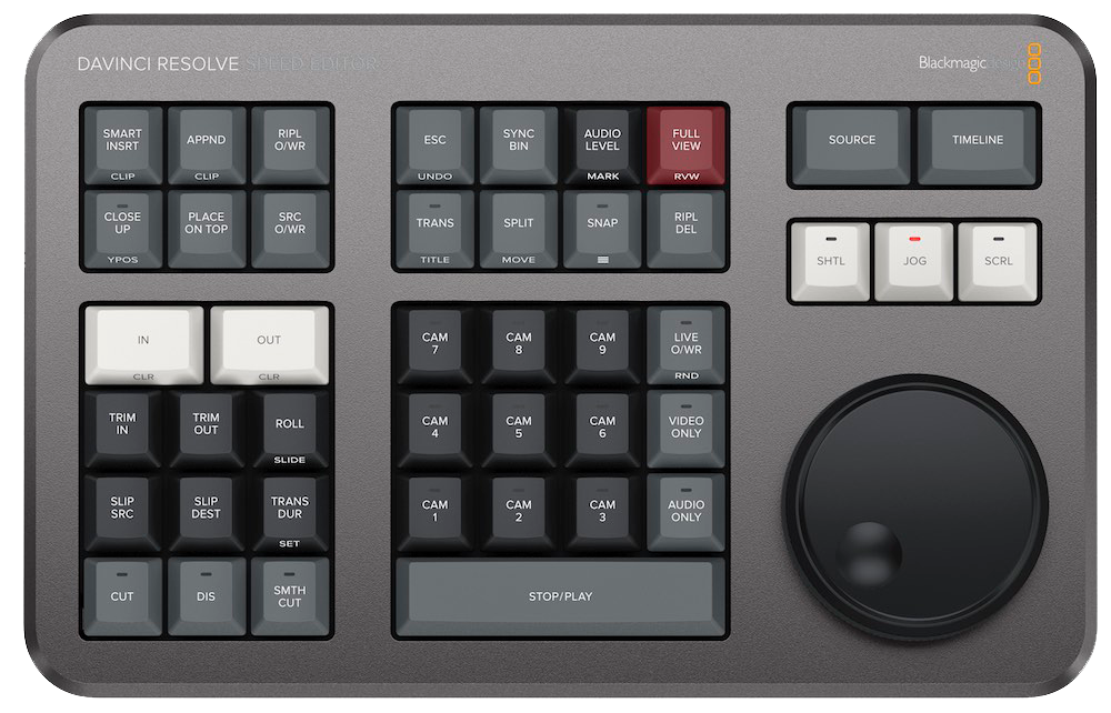 DaVinci Resolve Speed Editor